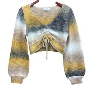 Emory Park Crop Sweater Size Small